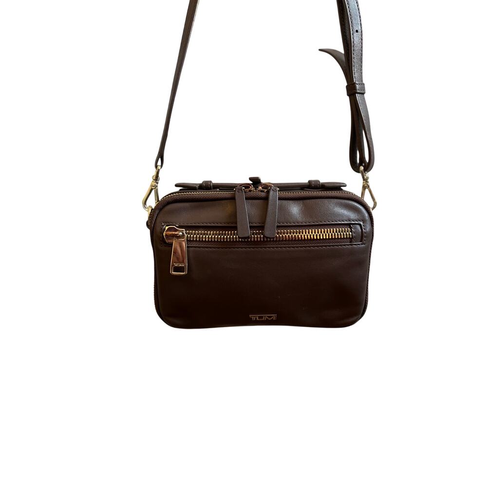 TUMI - Voyageur Marcie Leather Crossbody - Dark Mauve